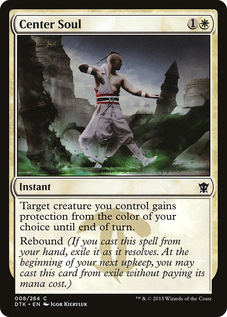 Center Soul (DTK-008) [Dragons of Tarkir] Foil MTG Single Wizards of the Coast