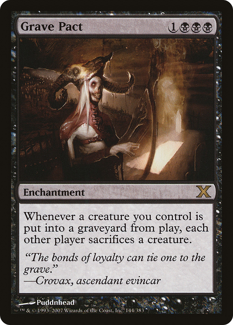 Grave Pact (10E-144) [Tenth Edition] MTG Single Wizards of the Coast