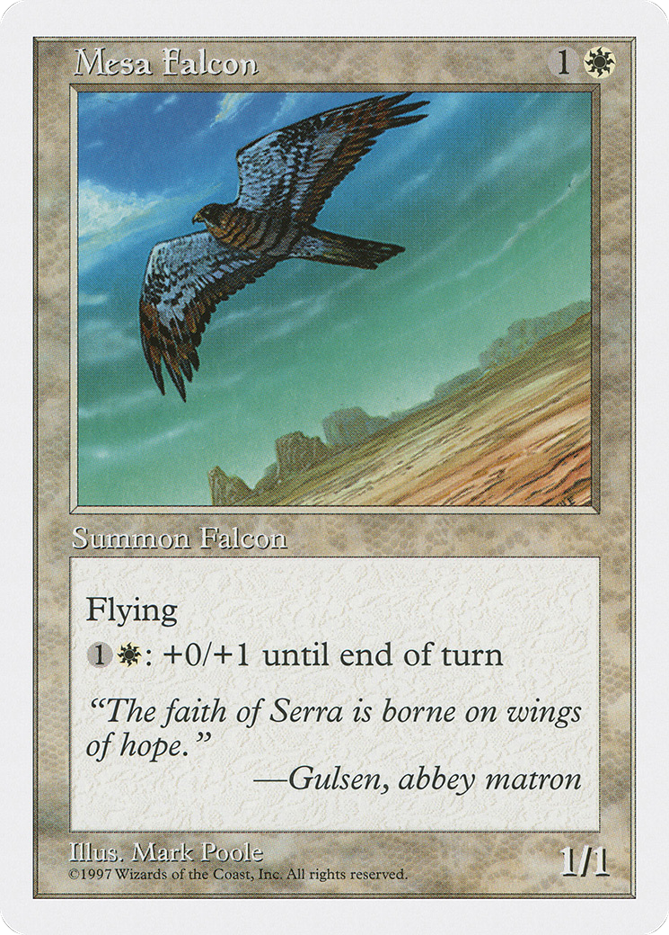 Mesa Falcon (5ED-046) [Fifth Edition] MTG Single Wizards of the Coast