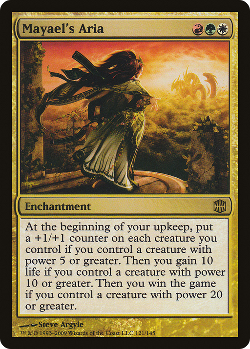 Mayael's Aria (ARB-121) [Alara Reborn] Foil MTG Single Wizards of the Coast