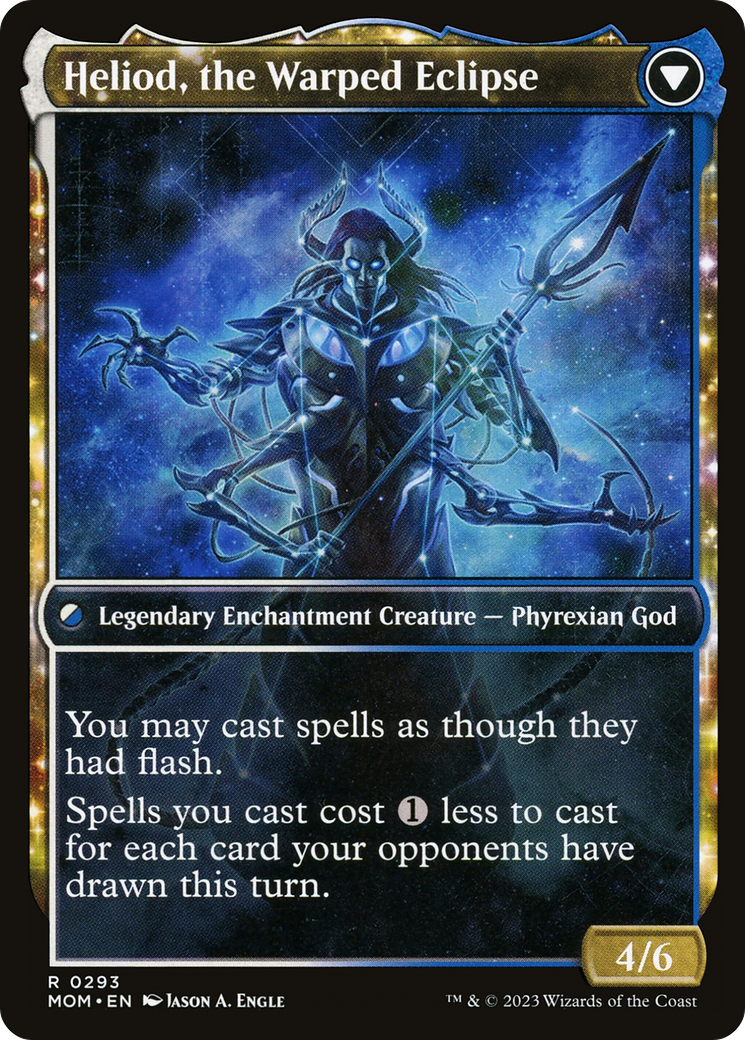 Heliod, the Radiant Dawn (MOM-293) [March of the Machine] (Showcase) MTG Single Wizards of the Coast