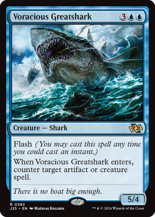 Voracious Greatshark (J25-382) [Foundations Jumpstart] MTG Single Wizards of the Coast