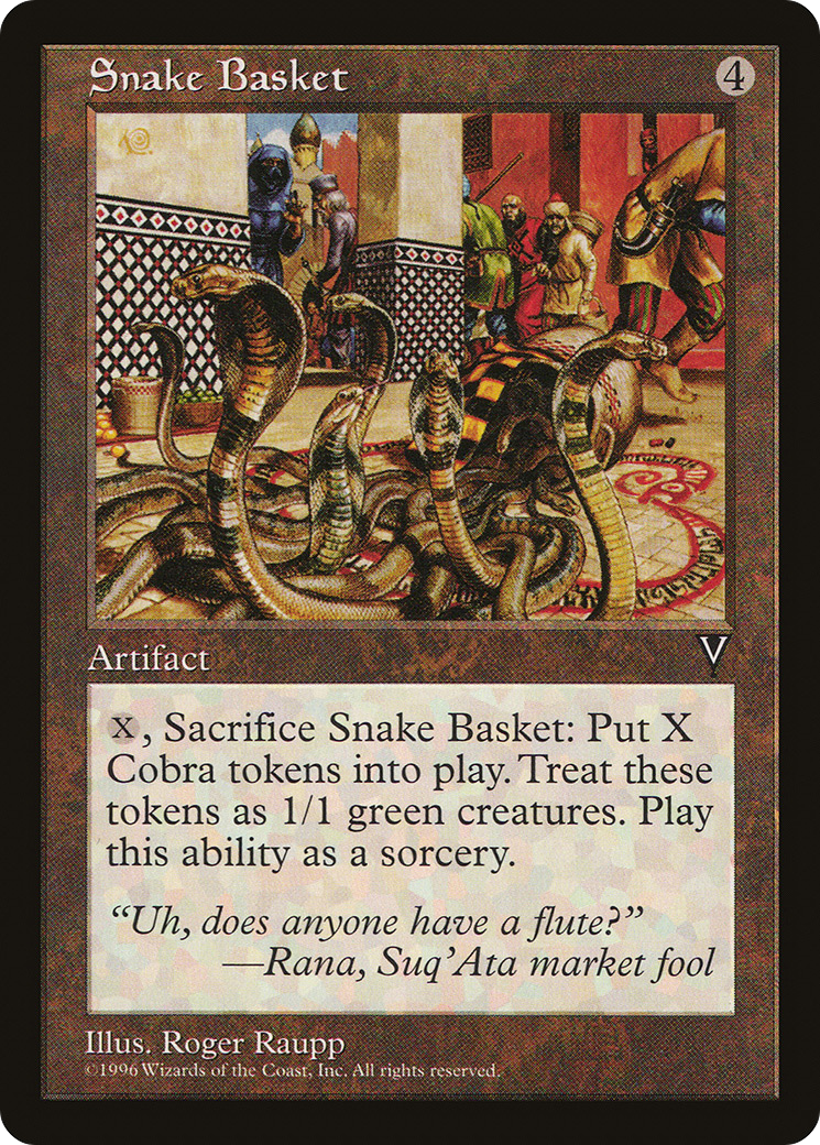 Snake Basket (VIS-155) [Visions] MTG Single Wizards of the Coast