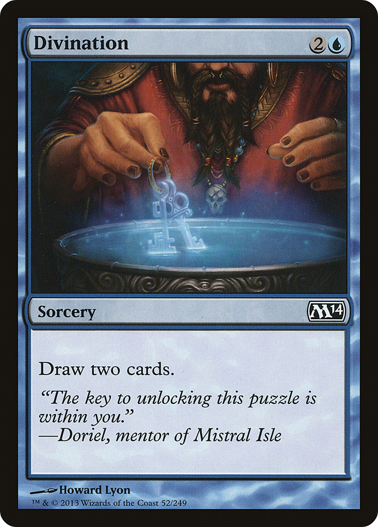 Divination (M14-052) [Magic 2014] MTG Single Wizards of the Coast