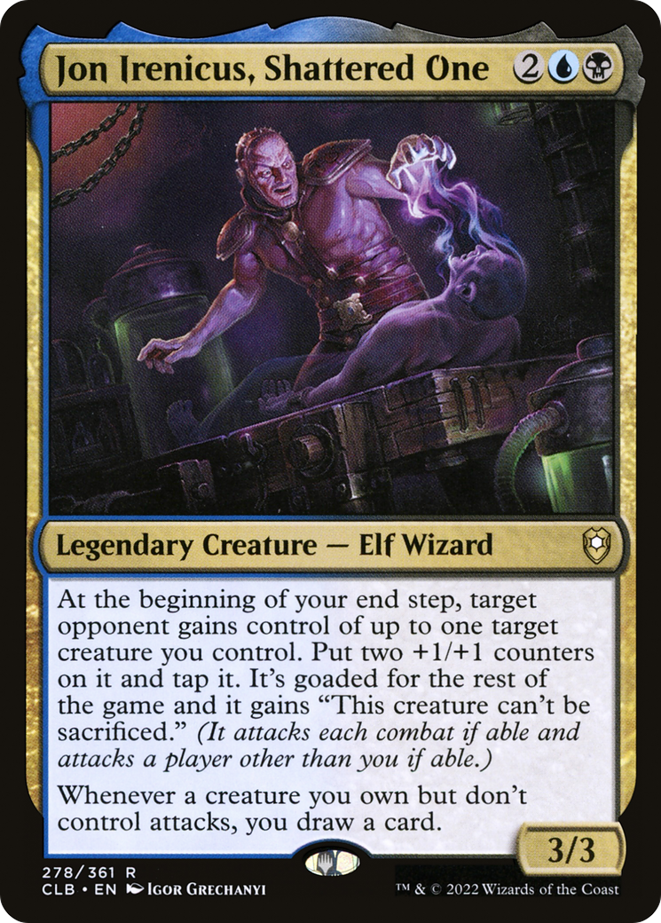 Jon Irenicus, Shattered One (CLB-278) [Commander Legends: Battle for Baldur's Gate] MTG Single Wizards of the Coast