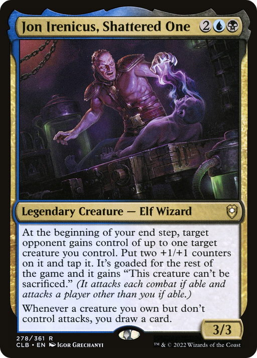 Jon Irenicus, Shattered One (CLB-278) [Commander Legends: Battle for Baldur's Gate] MTG Single Wizards of the Coast