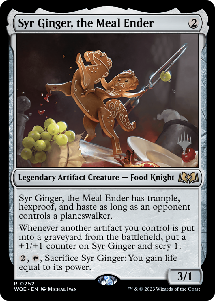 Syr Ginger, the Meal Ender (PPWOE-252) [Wilds of Eldraine Promos] Foil MTG Single Wizards of the Coast