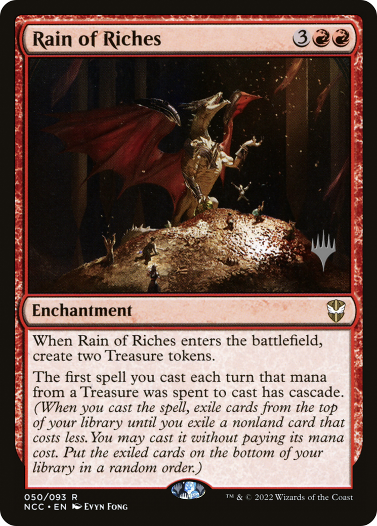 Rain of Riches (PPSNC-50P) [New Capenna Commander Promos] Foil MTG Single Wizards of the Coast