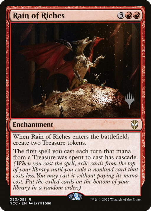 Rain of Riches (PPSNC-50P) [New Capenna Commander Promos] Foil MTG Single Wizards of the Coast
