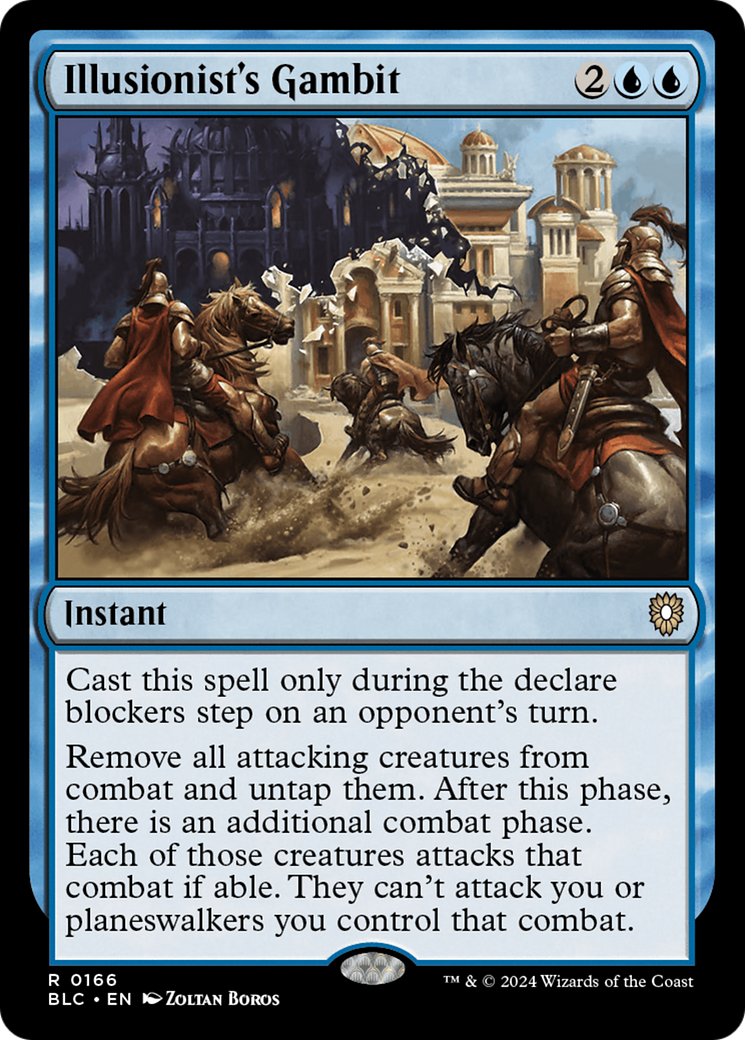 Illusionist's Gambit (BLC-166) [Bloomburrow Commander] MTG Single Wizards of the Coast