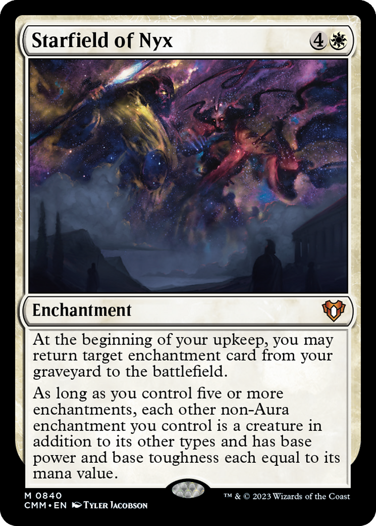 Starfield of Nyx [Commander Masters] MTG Single Magic: The Gathering