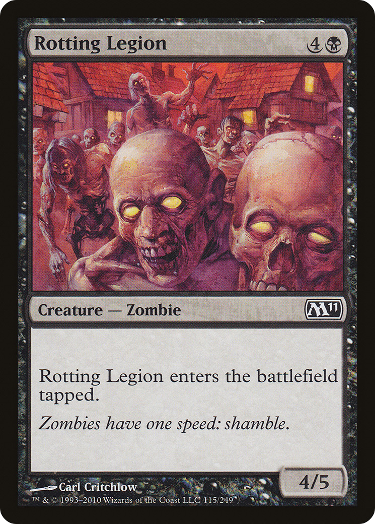 Rotting Legion (M11-115) [Magic 2011] MTG Single Wizards of the Coast