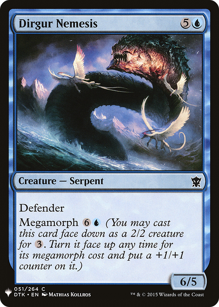 Dirgur Nemesis (LIST-DTK-51) [Mystery Booster] The List MTG Single Wizards of the Coast
