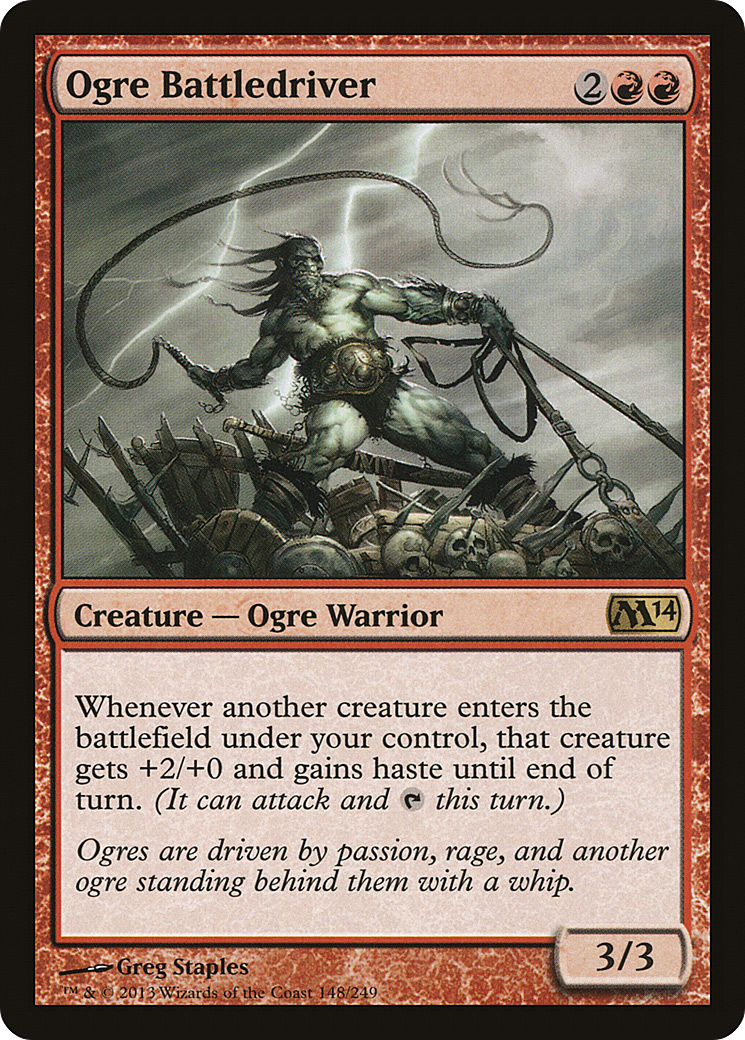 Ogre Battledriver (M14-148) [Magic 2014] Foil MTG Single Wizards of the Coast