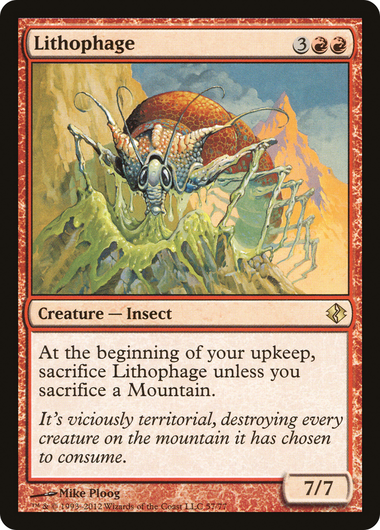 Lithophage (DDI-057) [Misc] Duel Decks: Venser vs. Koth MTG Single Wizards of the Coast