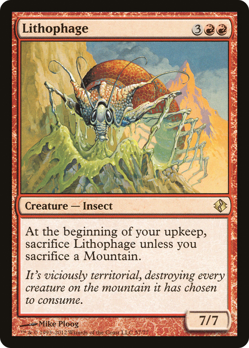 Lithophage (DDI-057) [Misc] Duel Decks: Venser vs. Koth MTG Single Wizards of the Coast