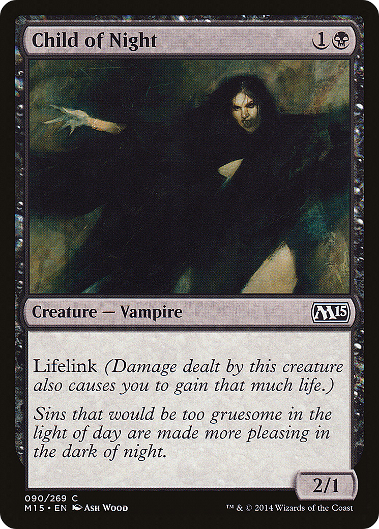 Child of Night (M15-090) [Magic 2015] MTG Single Wizards of the Coast