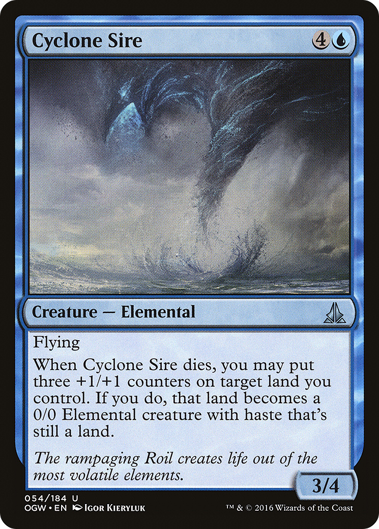 Cyclone Sire (OGW-054) [Oath of the Gatewatch] Foil MTG Single Wizards of the Coast