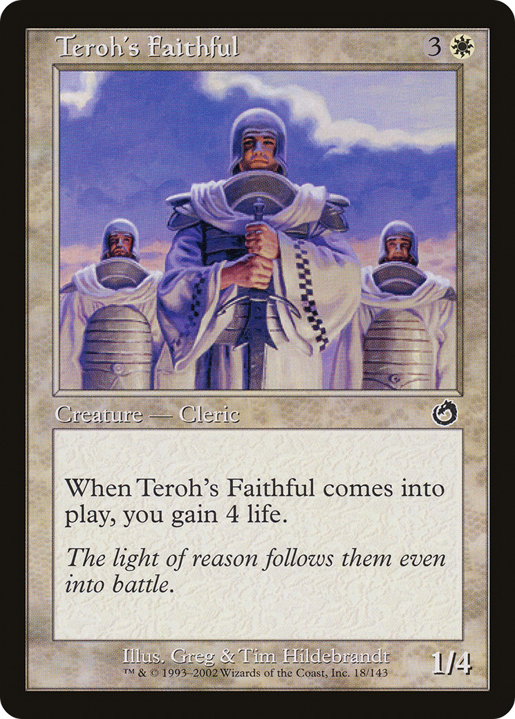 Teroh's Faithful (TOR-018) [Torment] MTG Single Wizards of the Coast