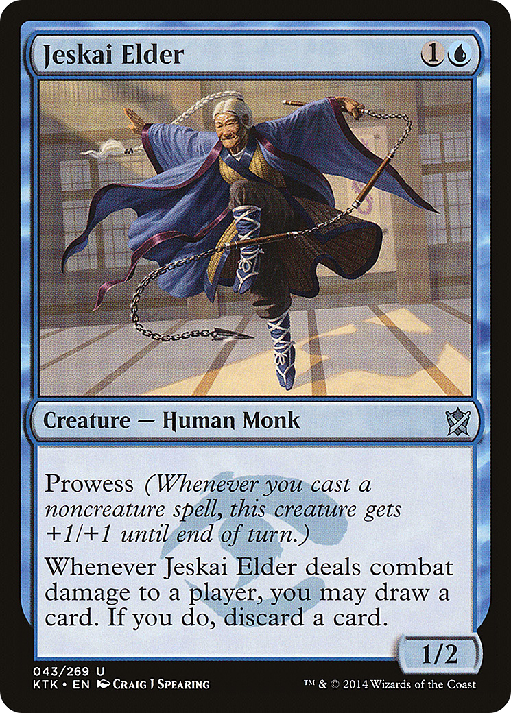 Jeskai Elder (KTK-043) [Khans of Tarkir] Foil MTG Single Wizards of the Coast