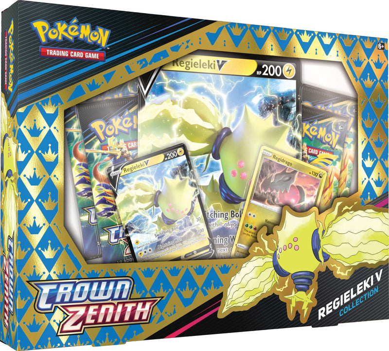 Pokémon Crown Zenith Regieleki V Collection Pokemon Sealed Pokémon   