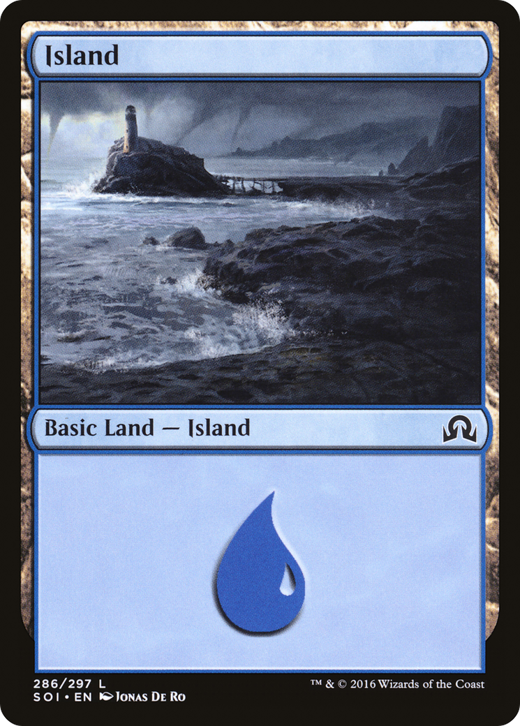 Island (286) (SOI-286) [Shadows over Innistrad] MTG Single Wizards of the Coast