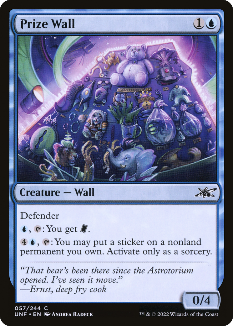 Prize Wall (UNF-057) [Unfinity] MTG Single Wizards of the Coast