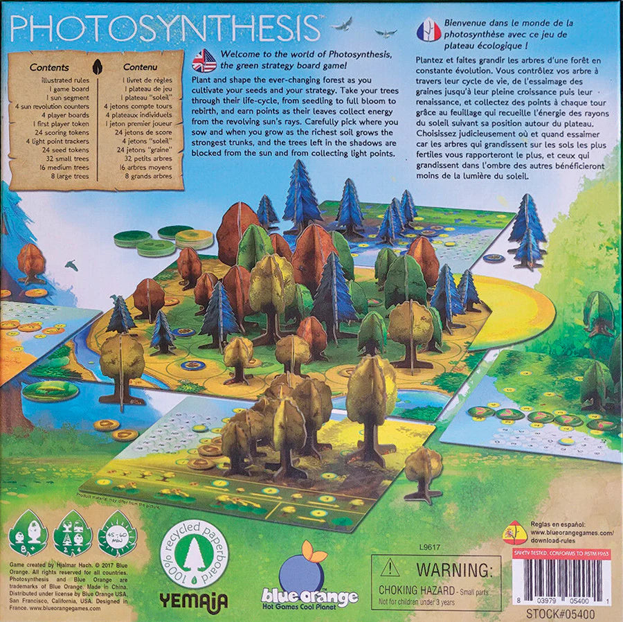 Photosynthesis Board Games Blue Orange Games   