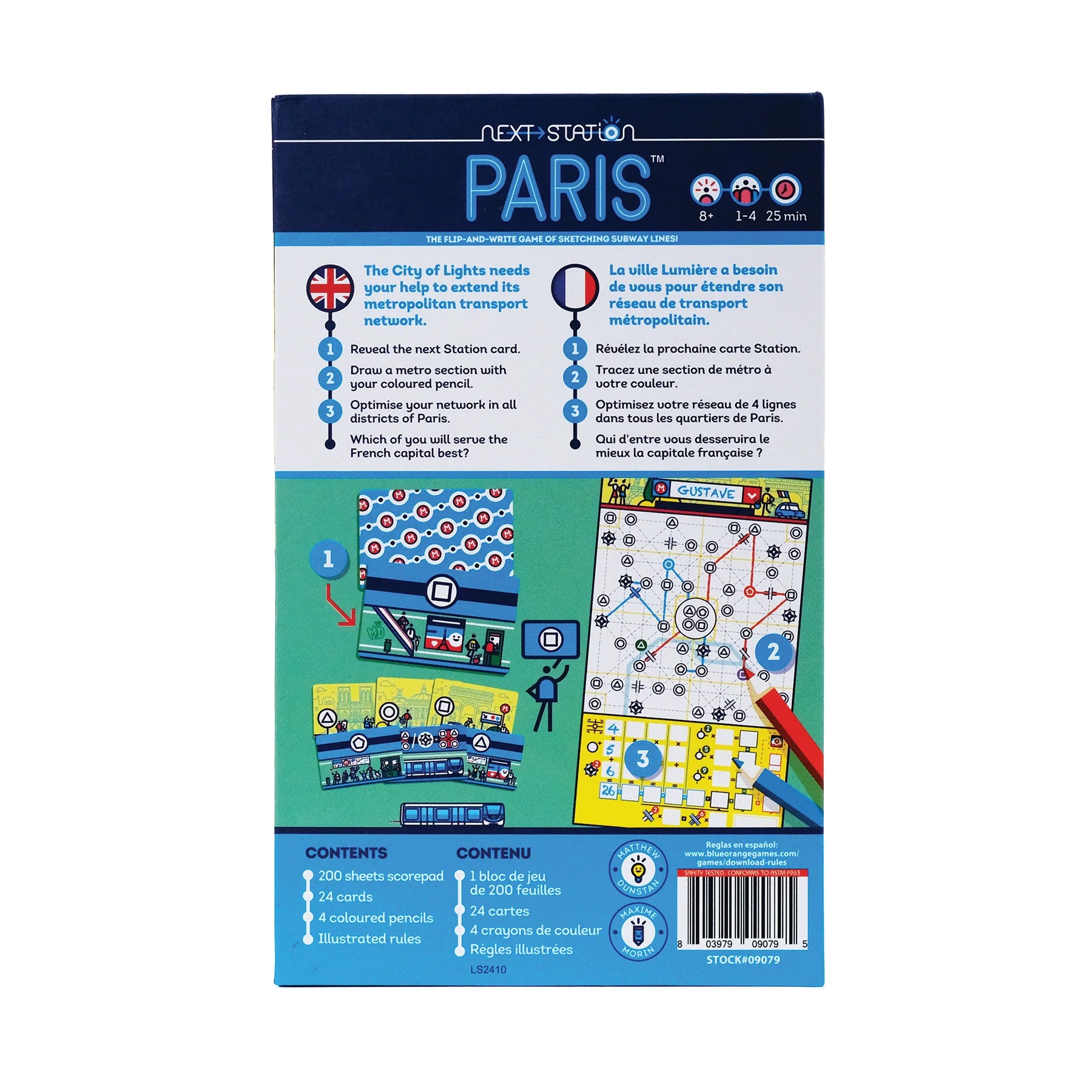 Next Station: Paris Board Games Blue Orange Games   