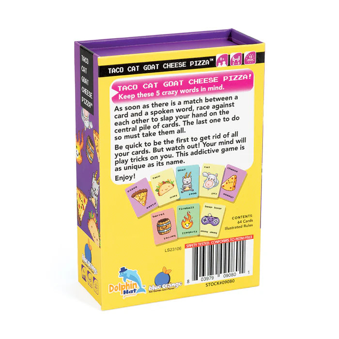 Taco Cat Goat Cheese Pizza: 8-Bit Edition Board Games Blue Orange Games