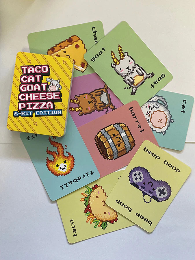 Taco Cat Goat Cheese Pizza: 8-Bit Edition Board Games Blue Orange Games   