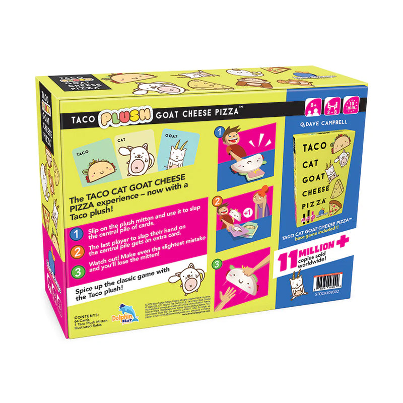 Taco Plush Goat Cheese Pizza Board Games Blue Orange Games