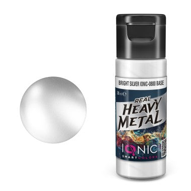 Ionic: Heavy Metal 0800 - Bright Silver Base Model Paints Runeforge Distribution