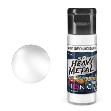 Ionic: Heavy Metal 0840 - Bright Silver Highlight Model Paints Runeforge Distribution