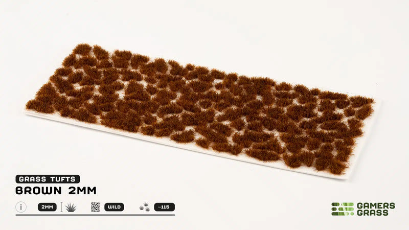 Gamer's Grass: Brown 2mm Wild 115x Basing Materials Gamer's Grass