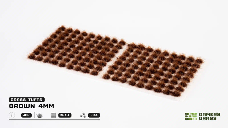 Gamer's Grass: Brown 4mm Small Basing Materials Gamer's Grass