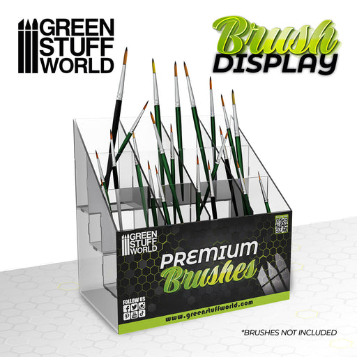 Green Stuff World: Brush Display Rack - LARGE Model Tools & Glue Green Stuff World