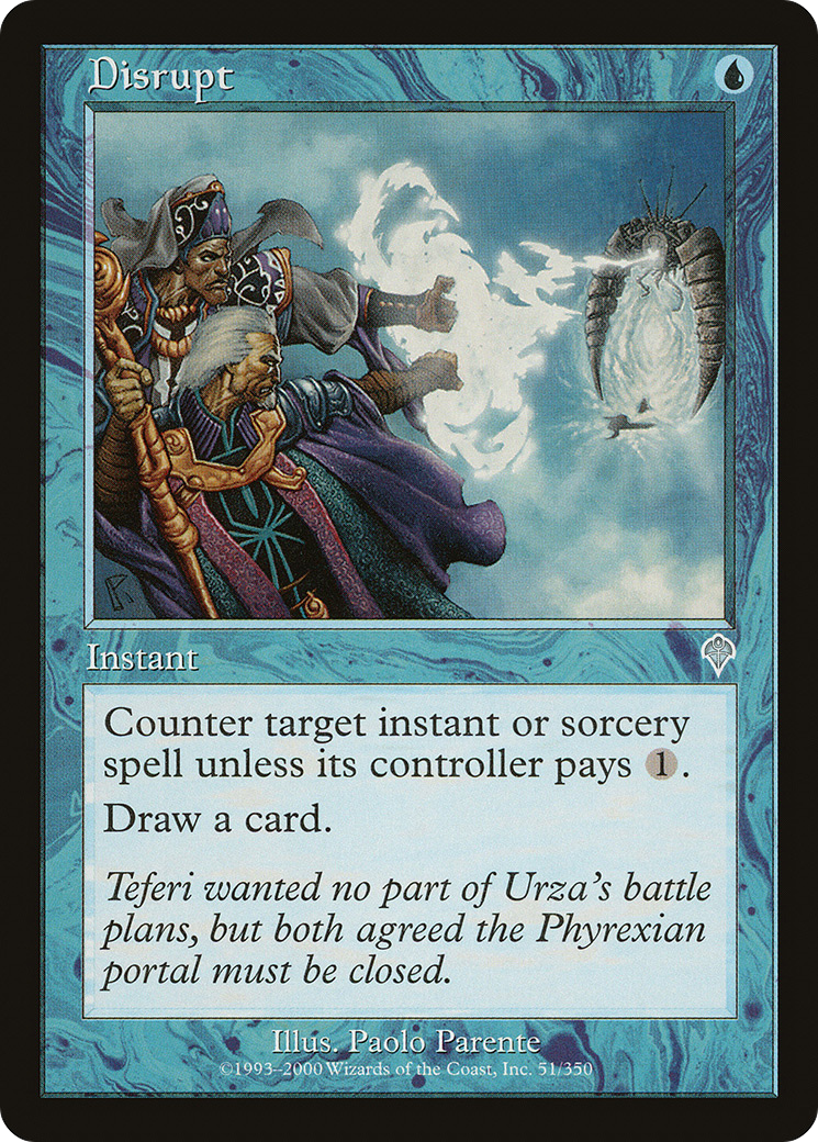 Disrupt (INV-051) [Invasion] MTG Single Wizards of the Coast