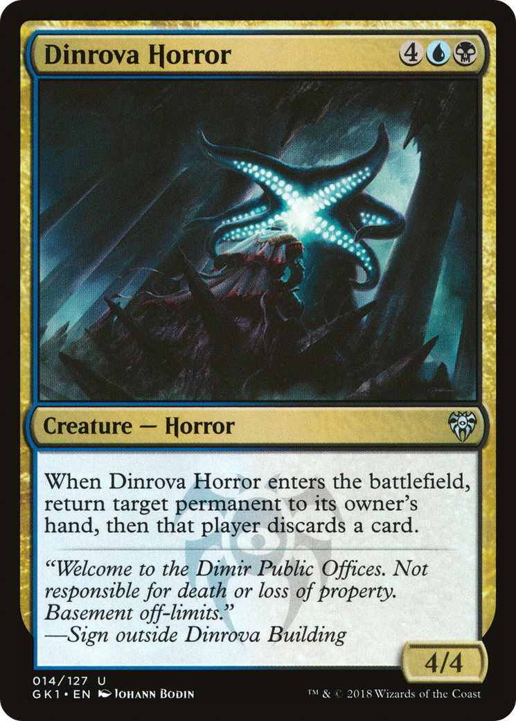 Dinrova Horror (GR1-014) [Misc] GRN Guild Kit MTG Single Wizards of the Coast