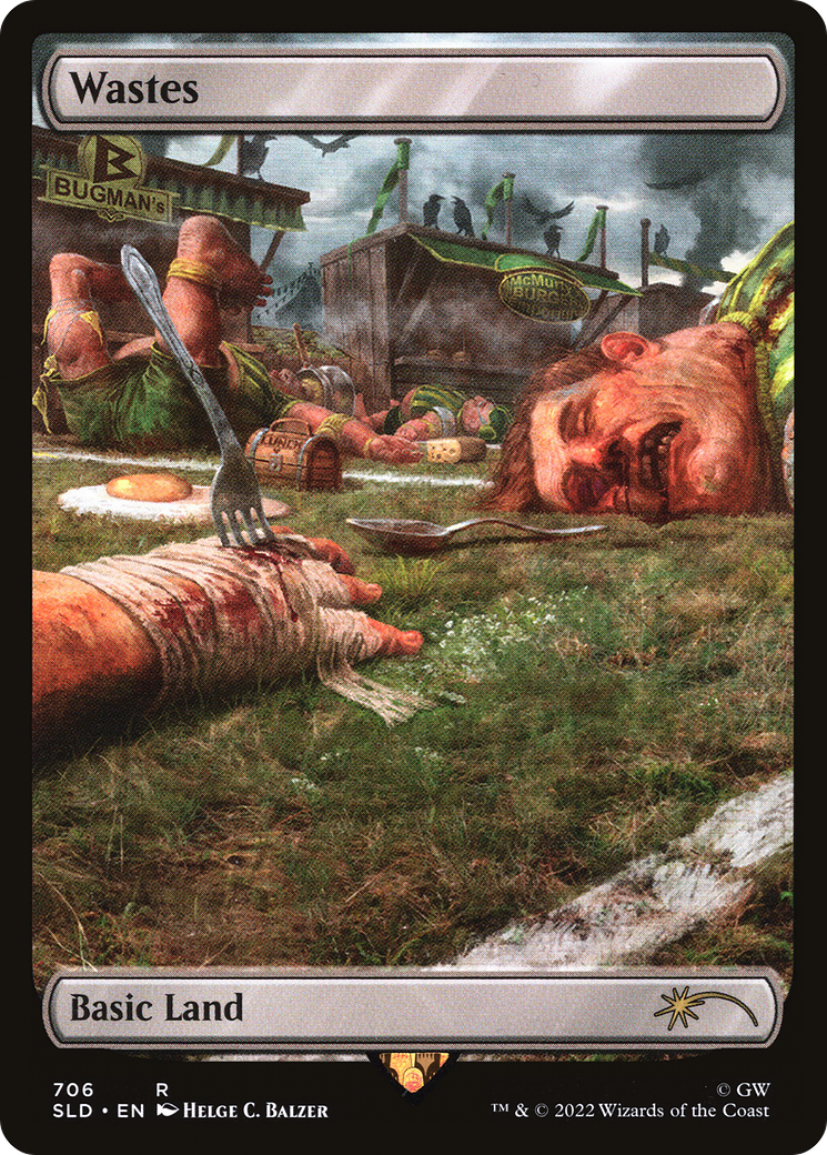 Wastes (706) - Full Art (SLD-706) [Secret Lair] Drop Foil MTG Single Wizards of the Coast