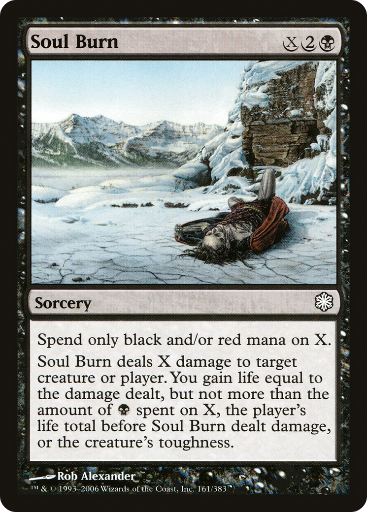 Soul Burn (CTD-161) [Misc] Coldsnap Theme Decks MTG Single Wizards of the Coast