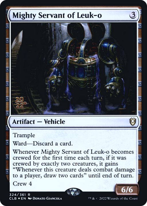 Mighty Servant of Leuk-o (PRE-324S) [Battle for Baldur's Gate Promos] Foil MTG Single Wizards of the Coast