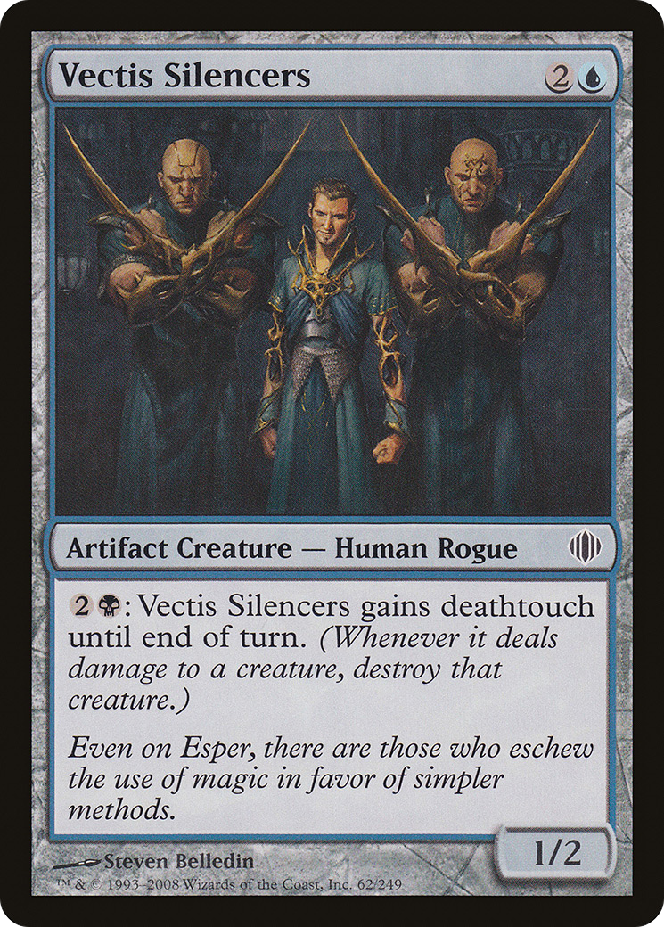 Vectis Silencers (ALA-062) [Shards of Alara] Foil MTG Single Wizards of the Coast