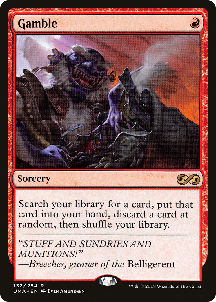 Gamble (UMA-132) [Ultimate Masters] MTG Single Wizards of the Coast