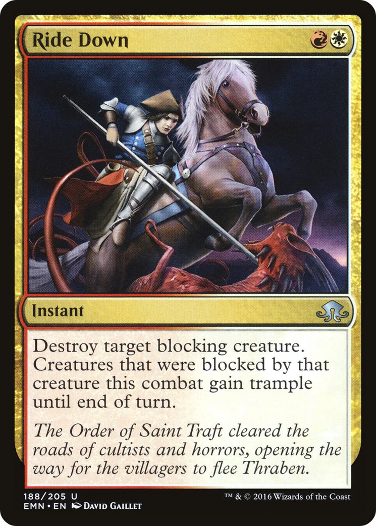 Ride Down (EMN-188) [Eldritch Moon] Foil MTG Single Wizards of the Coast