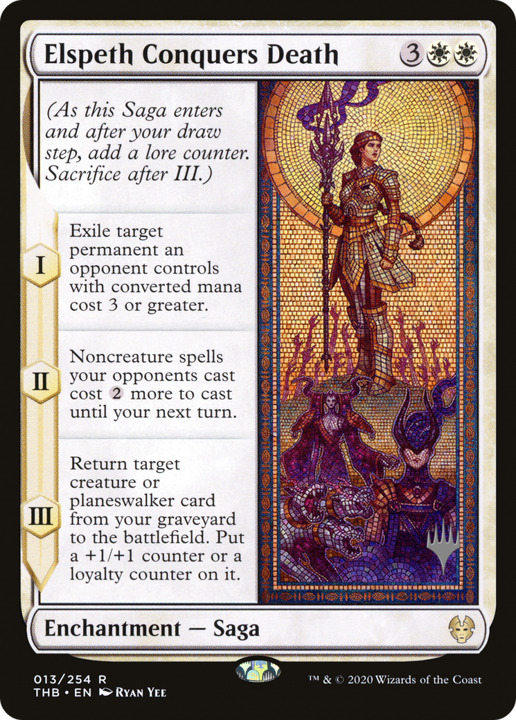 Elspeth Conquers Death (PPTHB-013) [Theros Beyond Death Promos] Foil MTG Single Wizards of the Coast