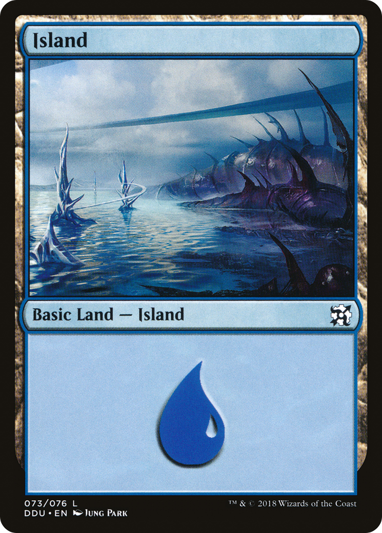 Island (73) (DDU-073) [Misc] Duel Decks: Elves vs. Inventors MTG Single Wizards of the Coast