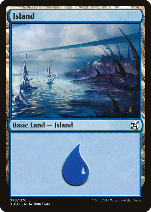 Island (73) (DDU-073) [Misc] Duel Decks: Elves vs. Inventors MTG Single Wizards of the Coast