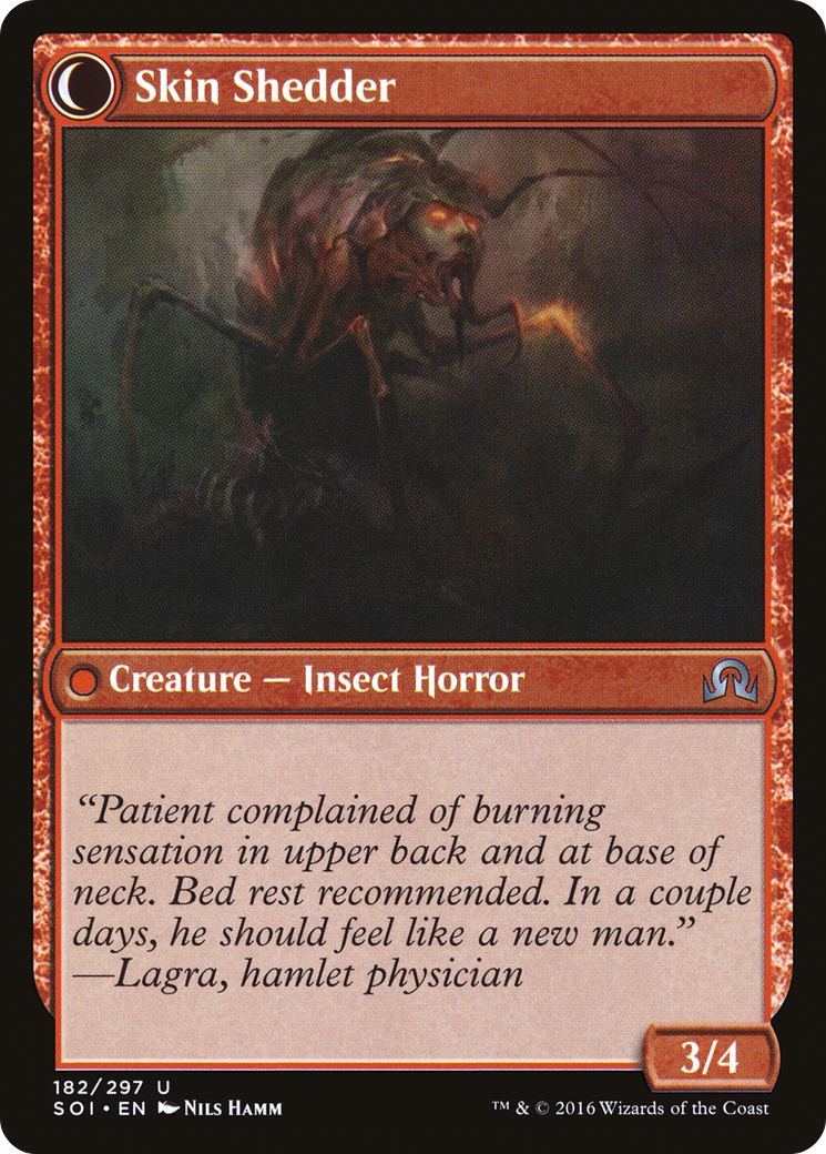 Skin Invasion (SOI-182) [Shadows over Innistrad] Foil MTG Single Wizards of the Coast
