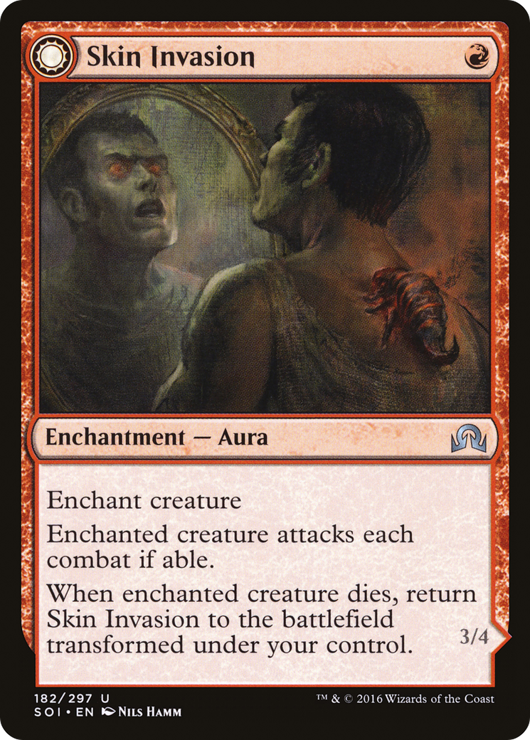 Skin Invasion (SOI-182) [Shadows over Innistrad] Foil MTG Single Wizards of the Coast